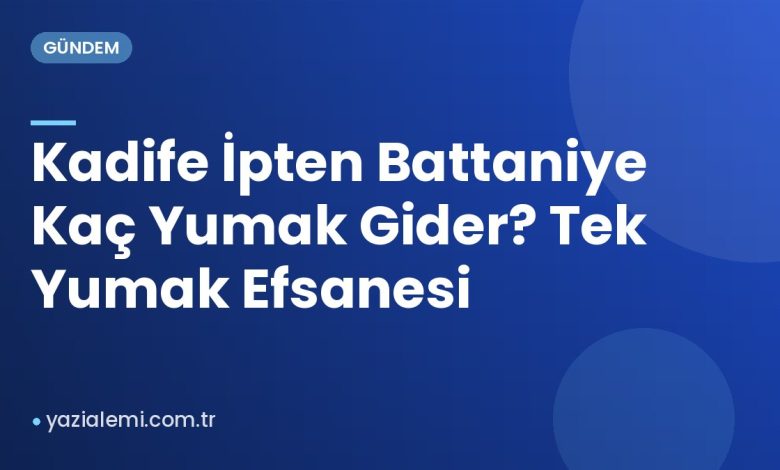 Kadife İpten Battaniye Kaç Yumak Gider? Tek Yumak Efsanesi